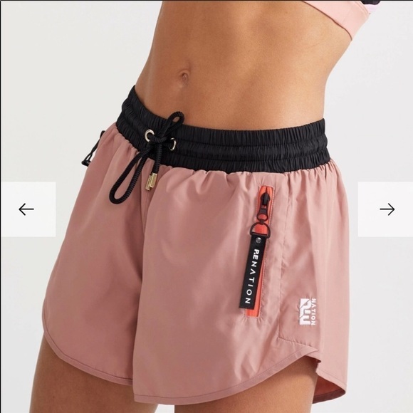 P. E Nation Pants - P.E Nation double drive short in rose dawn pink XS